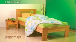 postel LAURA 20 buk prírodný